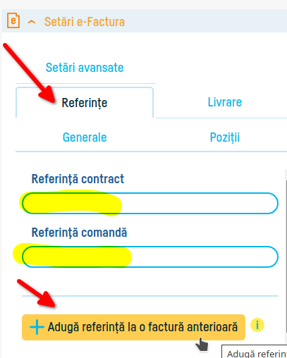 Cum stornezi sau corectezi efactura - pasul 2