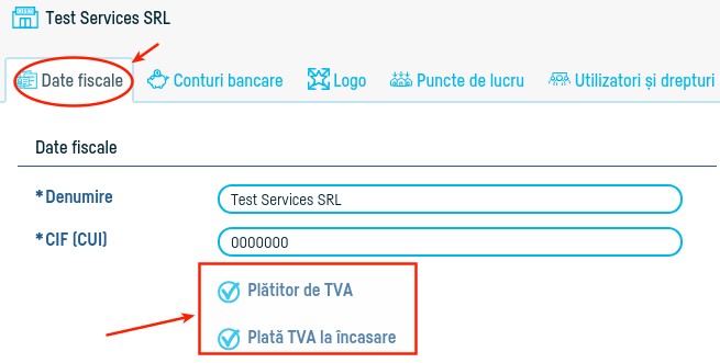 Cum emit facturi cu TVA? - pasul 2