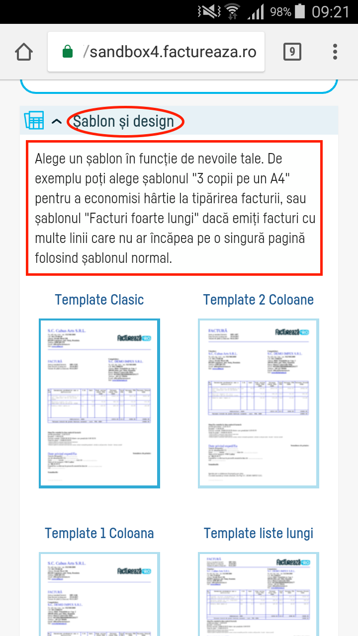 Cum fac o factură și o chitanță pe aceeași foaie? - pasul 1