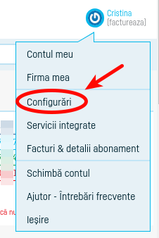 Notificări cu schimbări în datele clienţilor - pasul 1