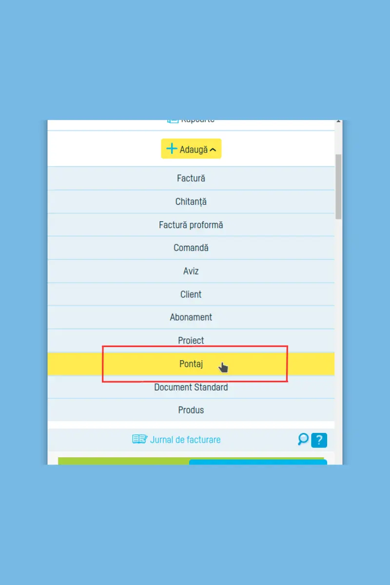 Cum generezi automat pontaje cu un import din Excel - pasul 1